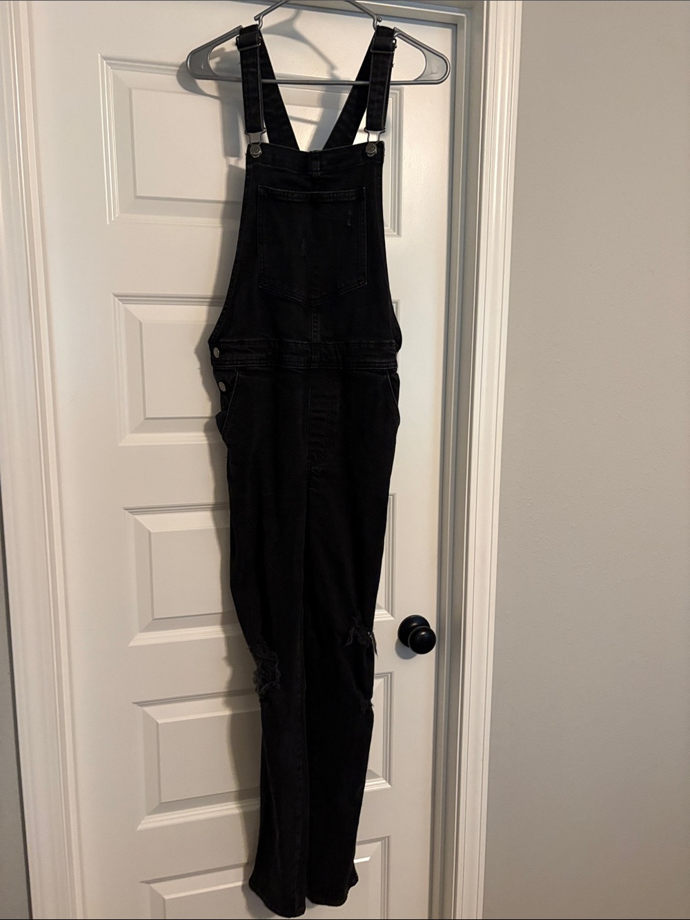 Old Navy Black Women's Denim Overalls
